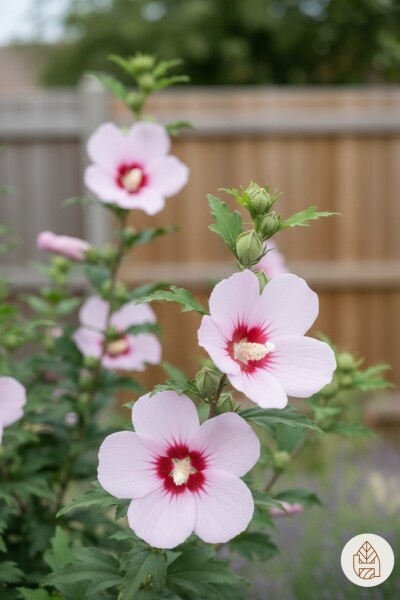 Hibiscus syriacus 'Hamabo' buske 40-60 cm