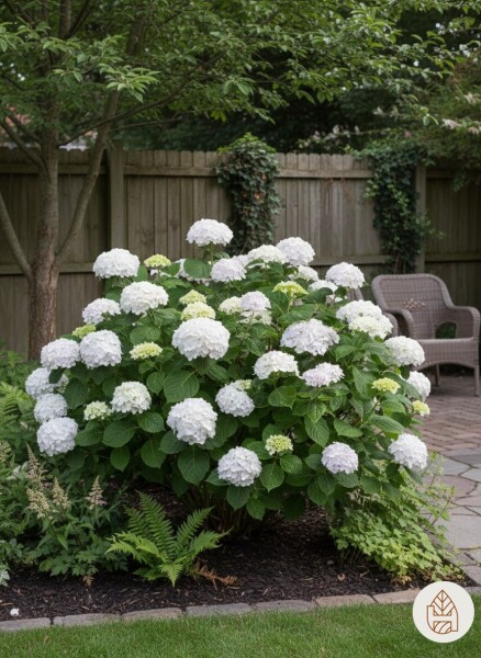 Hydrangea macrophylla 'The Bride' buske 30-35 cm