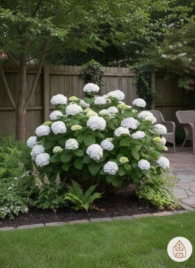 Hydrangea macrophylla 'The Bride' buske 30-35 cm