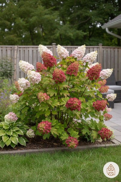 Hydrangea quercifolia 'Ruby Slippers' buske 40-50 cm
