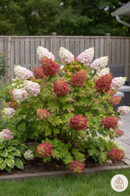 Hydrangea quercifolia 'Ruby Slippers' buske 40-50 cm
