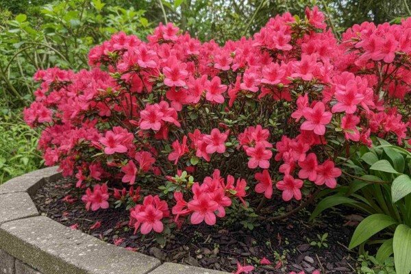 Azalea japonica 'Moederkensdag' buske