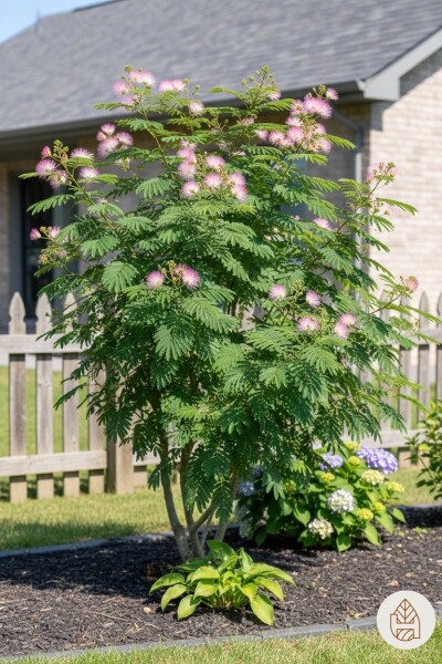 Albizia julibrissin uppbunden 60-80 cm