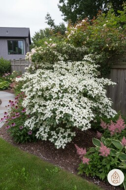 Cornus kousa 'Weiße Fontäne' buske 175-200 cm C80
