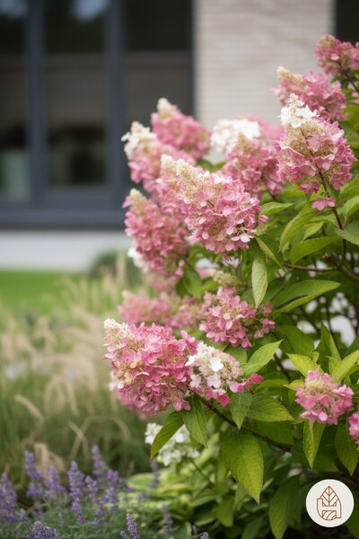 Hydrangea paniculata 'Pinky Winky' buske