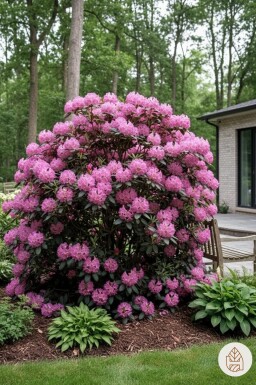 Rhododendron 'Roseum Elegans' buske 90-100 cm