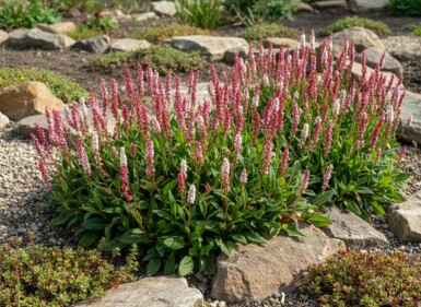 Alpormrot Persicaria affinis 'Kabouter' 5-10 i kruka P9 Persicaria affinis 'Kabouter'
