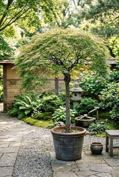 Acer palmatum 'Dissectum Viridis' halvstam stamhöjd 90 cm C10