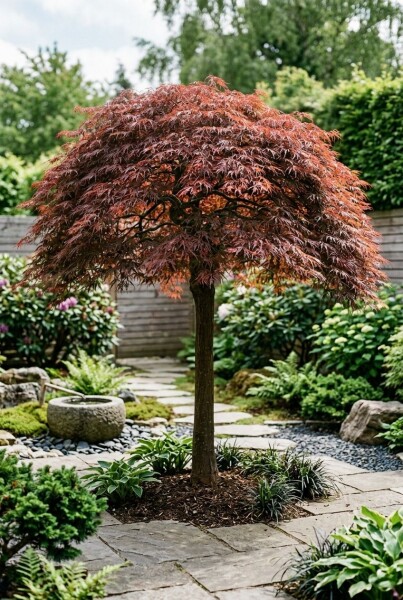 Acer palmatum 'Tamukeyama' halvstam 90 cm stamhöjd C10