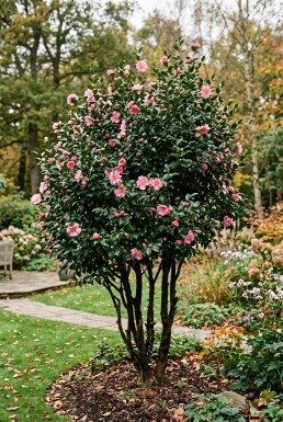 Camellia sasanqua 'Kanjiro' Flerstammig