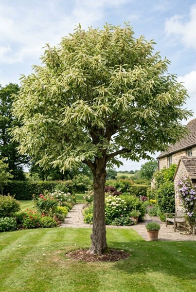 Castanea sativa 'Variegata' halvstam 120 cm C10