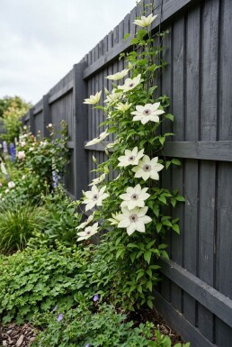 Clematis 'Miss Bateman' Pinne