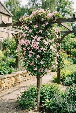 Clematis montana 'Tetrarose' Stammad