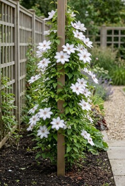Clematis 'Mrs George Jackman' Stok