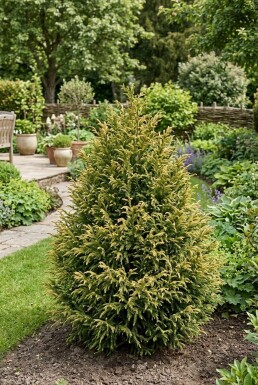 Cryptomeria japonica 'Kyara Gold' Buske