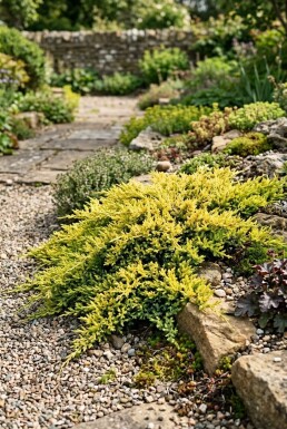 Juniperus horizontalis 'Limeglow' Buske