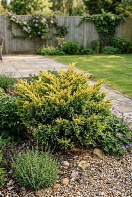Juniperus pfitzeriana 'Gold Star' Buske