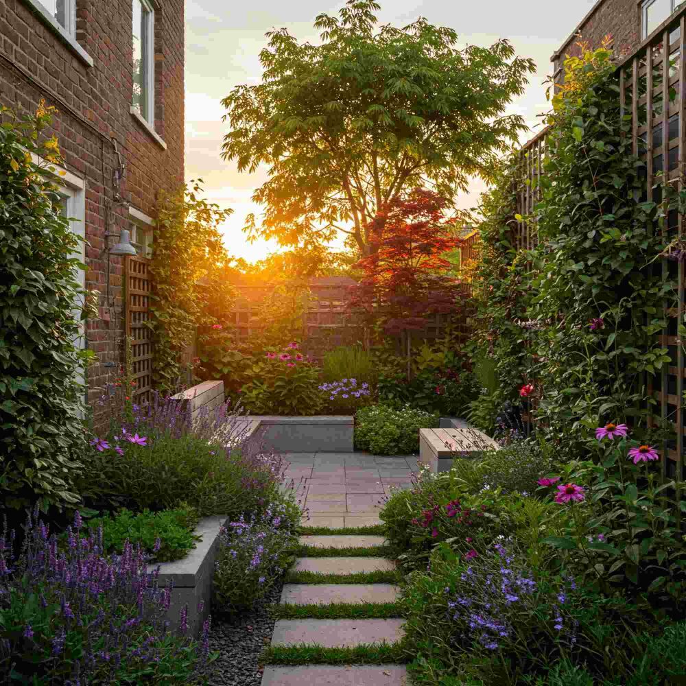 Inspiration: Skapa en stämningsfull liten trädgård