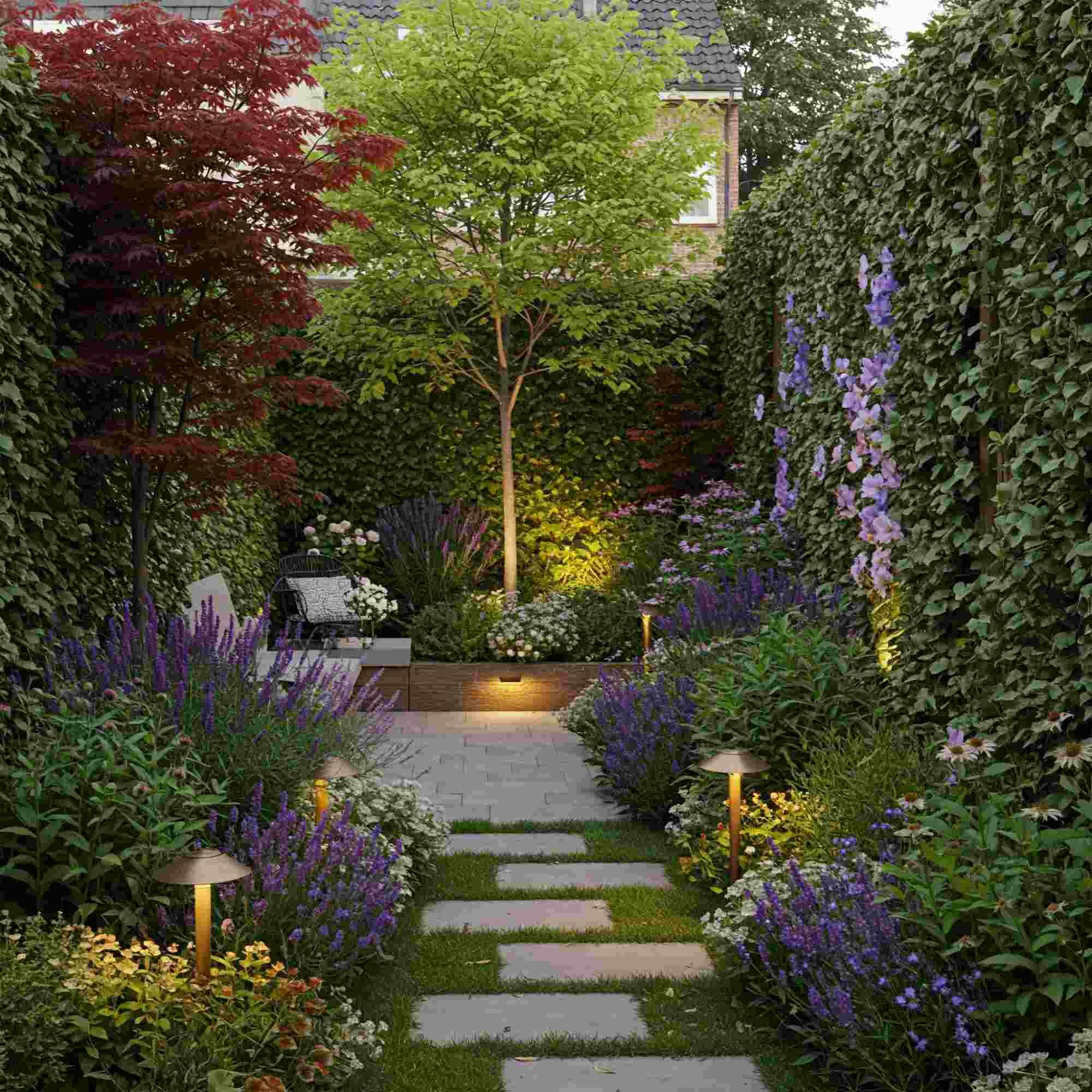 Inspiration: Skapa en stämningsfull liten trädgård