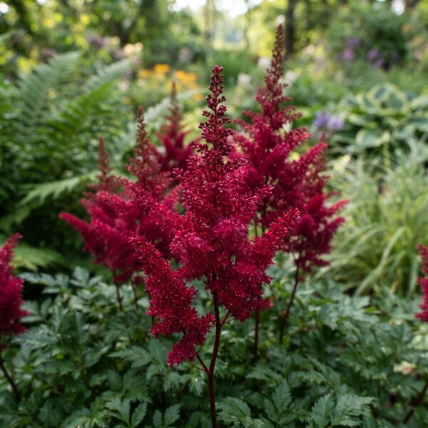 Rödblommande kantväxter